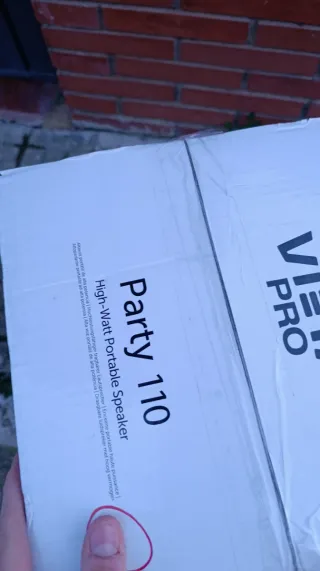 Altavoz Vieta Pro Party 110