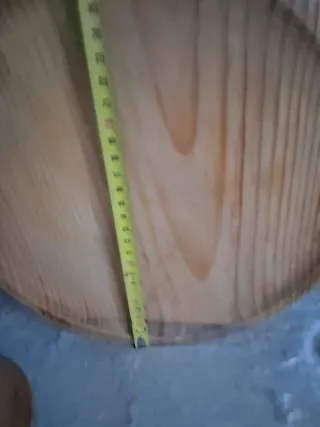 Set de 3 Platos de Madera Natural .Para para pulp