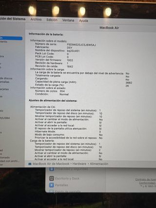 MACBOOK AIR 2019 I5/16/512