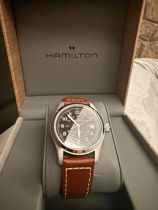 Reloj Hamilton Khaki Field Marrón/Plata