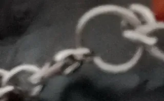 Collana fantasia donna arancione e argento