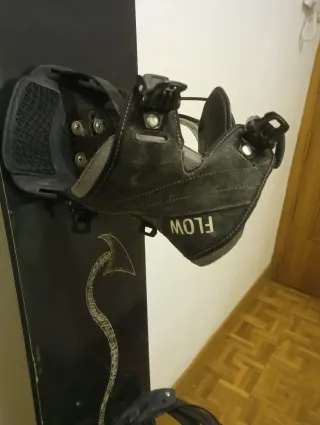 Tabla Snowboard Wed'ze 162cm con fijaciones Flow