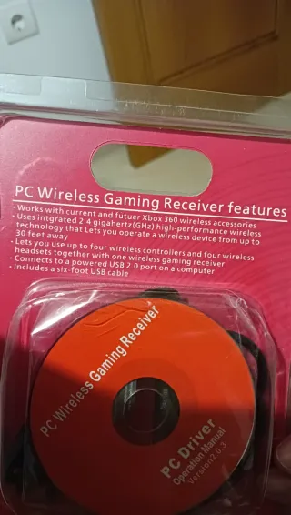 Receptor Inalámbrico para mandos de Xbox 360