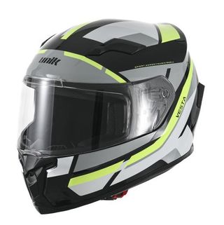 Casco Moto Unik Negro/Amarillo