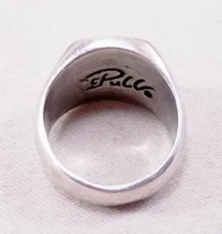 Anillo Time Force CR chapado Plata