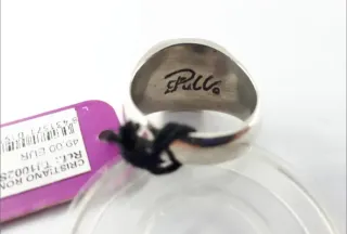 Anillo Time Force CR chapado Plata