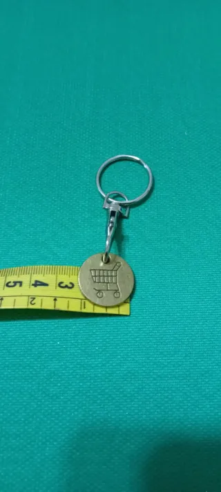 Gettone carrello spesa metallo