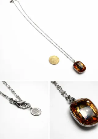 Collana Nomination con pendente cristallo