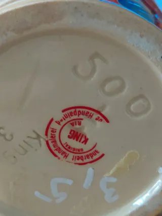 Boccale birra con coperchio in metallo