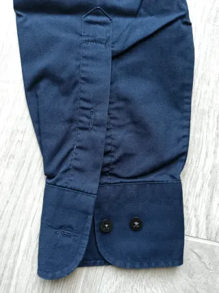 Camicia blu slim fit