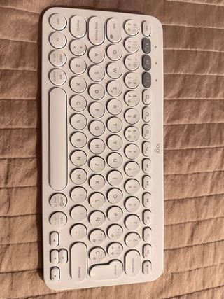 Teclado Logitech Inalámbrico Blanco