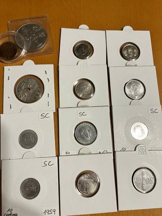 Lote monedas S/C colección