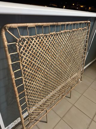 Cabecero de mimbre para cama 90cm