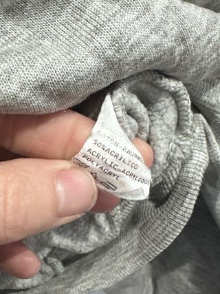 Sudadera Diadora Vintage Gris Talla XL