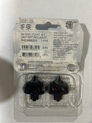 Calas Shimano SPD SM-SH51 Nuevas
