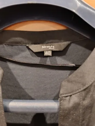 Blusa Negra Seda El Corte Inglés T.40