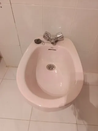 Conjunto de baño completo rosado