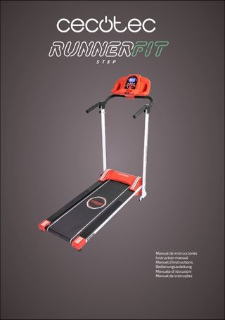 Cinta de andar Cecotec RunnerFit Step 1000W