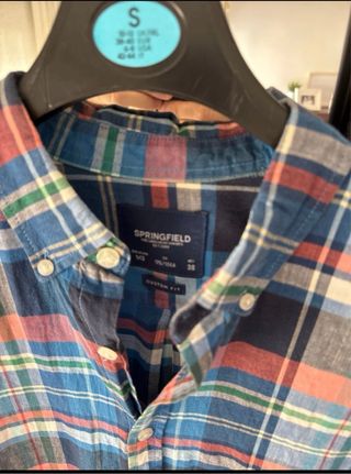 Camisa cuadros Springfield Talla M