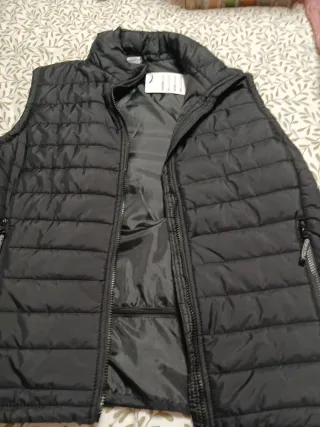 Chaleco acolchado negro