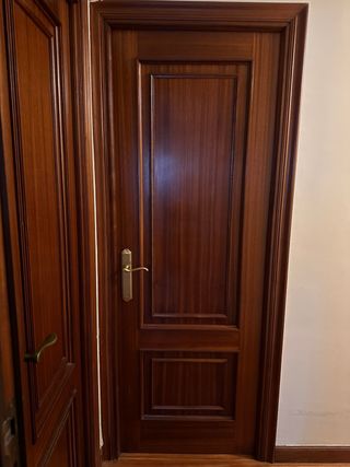 Puertas madera con y sin cristal Puert corredera