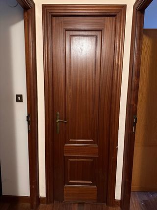 Puertas madera con y sin cristal Puert corredera