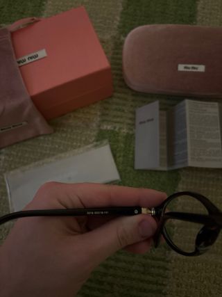 Gafas de vista Miu Miu negras