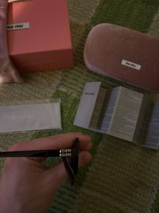 Gafas de vista Miu Miu negras