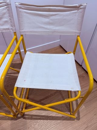 2 Sillas Director Plegables Federico Giner