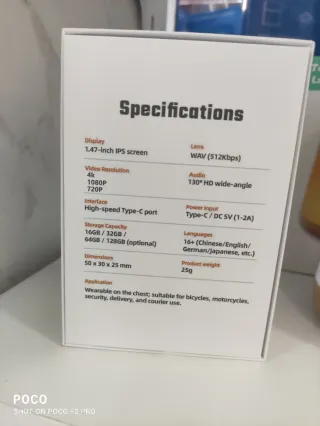 Mini Cámara Compacta Para Deportes Y Aventura