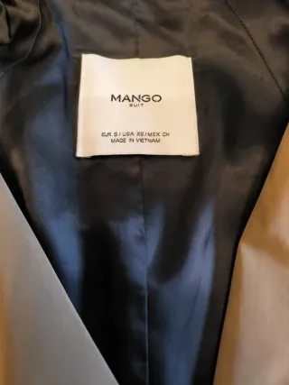 Gabardina Mango Beige Talla S Mujer