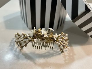 Vestido de Novia Rosa Clará Blanco y tocado