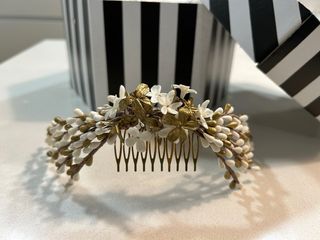 Vestido de Novia Rosa Clará Blanco y tocado