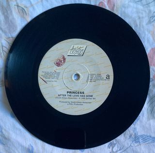Princess - After The Love Has Gone (7") Synthpop