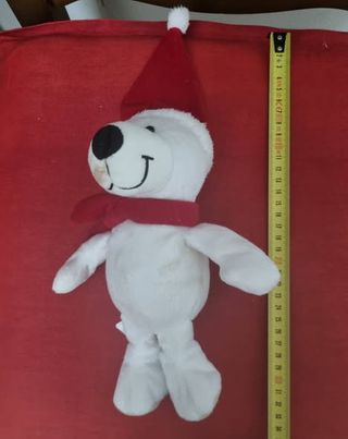 Orsetto Kinder Ferrero Peluche Natalizio