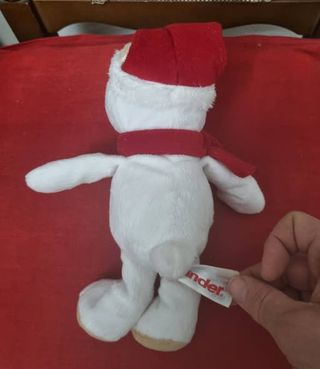 Orsetto Kinder Ferrero Peluche Natalizio