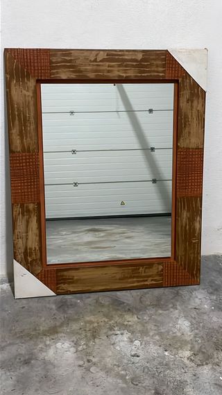 Espejo Marco Madera y Cristal