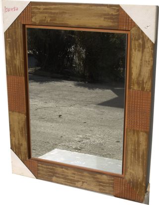 Espejo Marco Madera y Cristal