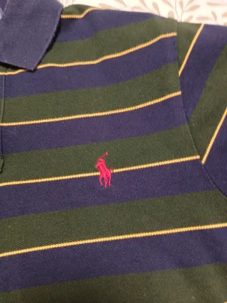 Polo Ralph Lauren Rayas Azul Verde