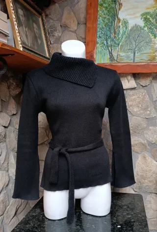 Jersey vintage Y2K negro