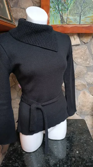 Jersey vintage Y2K negro