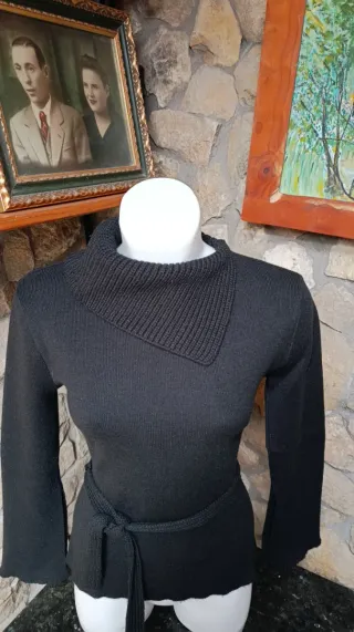 Jersey vintage Y2K negro