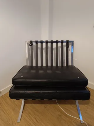 Silla Barcelona Negra