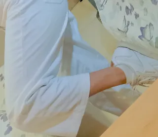 Pantalón Zara Culotte Tiro Alto Blanco