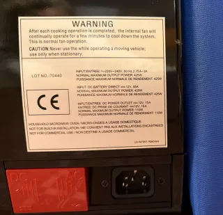 Microondas Portátil Camp4