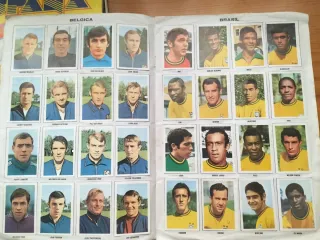 Álbum completo Mundial Fútbol México 1970.