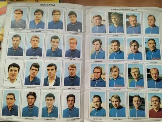 Álbum completo Mundial Fútbol México 1970.