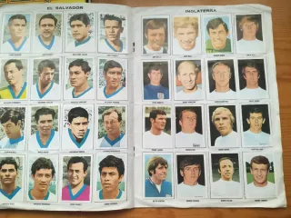 Álbum completo Mundial Fútbol México 1970.