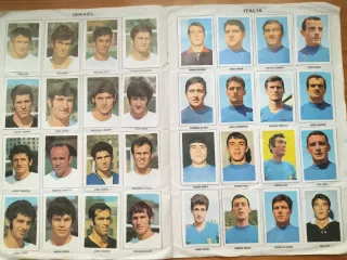 Álbum completo Mundial Fútbol México 1970.