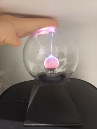 Lámpara Plasma Decorativa Efecto Rayos